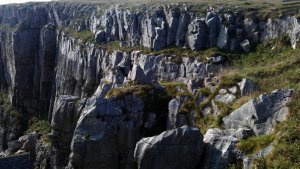 Dramatic cliffs around the chapel - you will not find more beautiful sights anywhere else