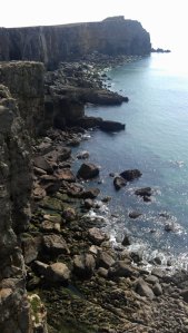 It may look nice and calm, but the ocean is very dangerous around the range with many hidden vortexes and strong currents