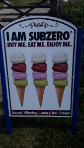 Ice scream stand offers treats to everyone including the fans of Mortal Kombat video game series 