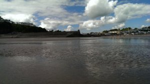 Main beach in Saundersfoot