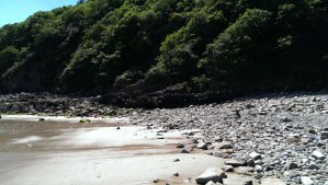 Southern part of Saundersfoot beach