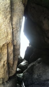 Inside the cave