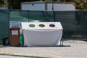 The right bin for everthing, all recyclable materials were carefully selected