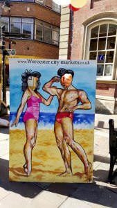 Quirky and fun posters that were available for the public during the market - we approve of that. More please!