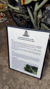 The background on this unusual motorbike