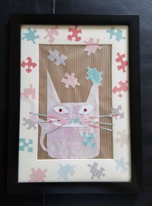 Falling into place framed