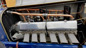 Engine of the Bluebird was regarded as exceptionally advanced in its time. 