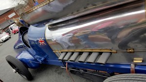 Look at the engine. It used to power the fastest car on the planet.